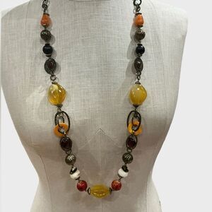 Ruby Rd. Vintage Statement Necklace Women’s Fashion Jewelry | 17.5” Multi-Stone